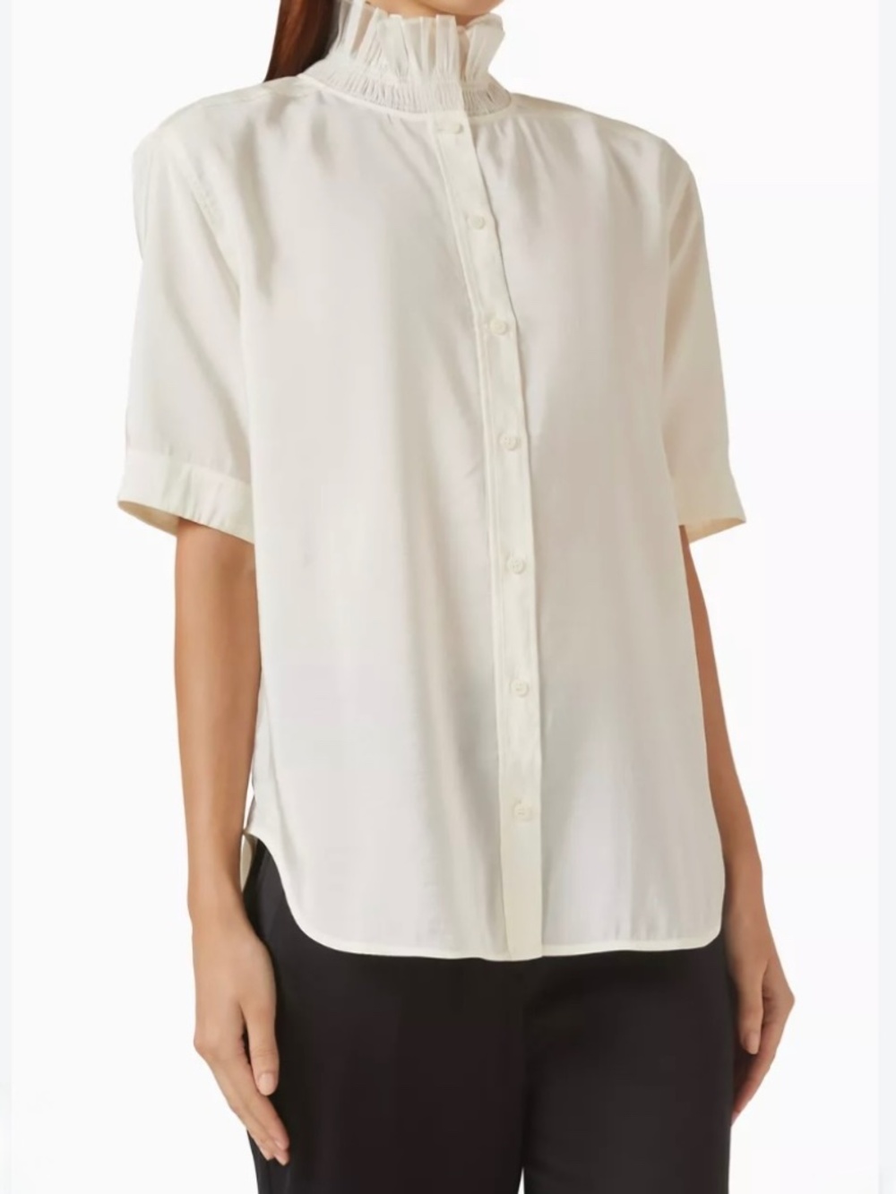 COS Ruffle Collar Blouse